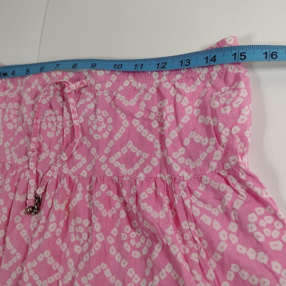 Liz Claiborne Pink and White A-Line Skirt Size (S) - Picture 10 of 14